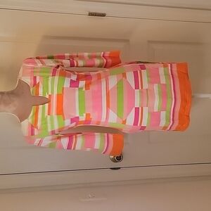 Key Lime & Pink Tunic Mod pattern Size S